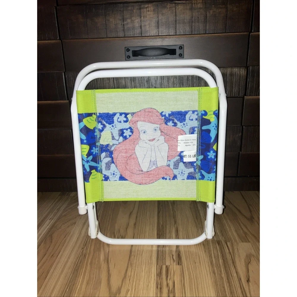 Vintage  90S Disney Little Mermaid Beach‎ Chair Folding Chair Rare New